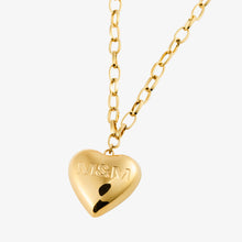Load image into Gallery viewer, MM Heart Necklace Gold Pladed– Limited Drop
